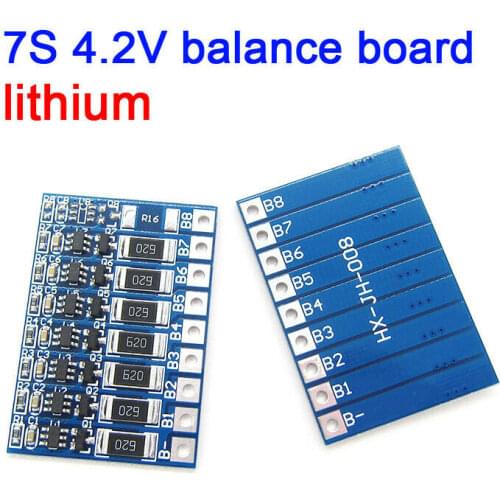 7S 4.2V li-ion balancer board full charge lithium battery balance 3.7v batterie