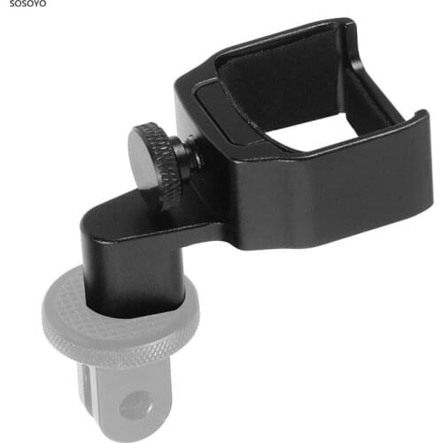 Aluminum Extension Module Mount Holder Clip Bracket 1/4 inch Tripod Adapte Fixed Base For DJI OSMO Pocket Gimbal Camera