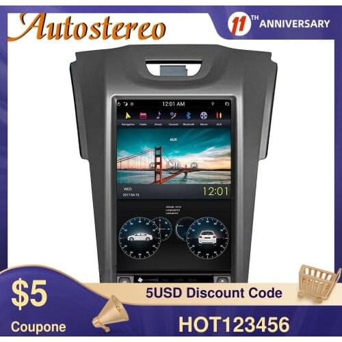 Android 9.0 Tesla Style Screen Carplay DSP For ISUZU D-MAX Car GPS Navigation Multimedia Player Car Radio Stereo Tape Recorder