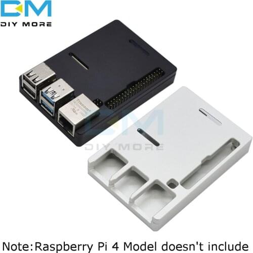For Raspberry Pi Module B CNC Aluminum Alloy Case Metal Box Ultra-thin Protection Case for Raspberry Pi 4 Model with Tool