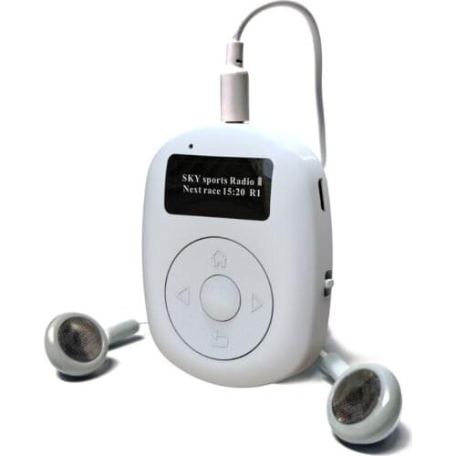 OLED Clip-on Outdoor Sports Bluetooth Hands Free DAB Digital Radio Mini Pocket