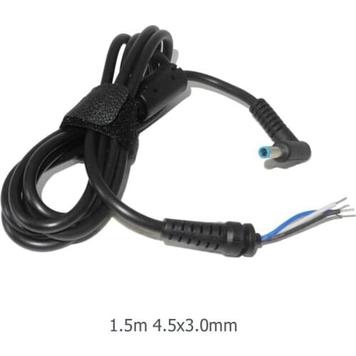 DC 4.5 x 3.0mm 4.5*3.0 mm Power Supply Plug Connector With Cord Cable For Hp Envy Pavilion 14 15 Laptop Adapter Charger Cable