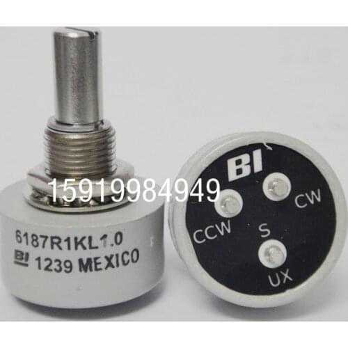[VK] BI conductive plastic potentiometer 6187R 1K 360-degree limitless single ring imported fake a lose ten switch