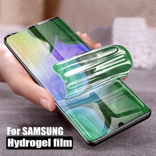 Hydrogel Film For Samsung J8 J6 Plus 2018 A71 A70 A51 A50 A40 A30 A20 A10 Note 20 10 S20 Ultra S10 Plus S10e Screen Protector