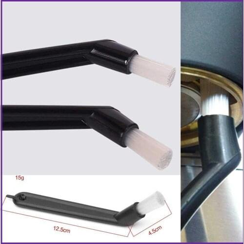 Home Dust Brush Black Plastic Coffee Cleaning Brush Plastic Handle Keyboards Brush Cleaner Tools Kitchen Supplies Accessories