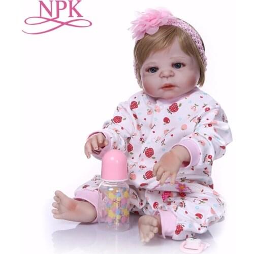 57CM Boneca Bebe Reborn Shivering Apple Full Vinyl Reborn Baby Doll Toys Lifelike Child Birthday Xmas Gift HOT TOY for Girl