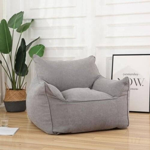 Micro suede bean bag indoor corner lazy beanbag sofa chair cover dropshipping,SINGLE bean armchair