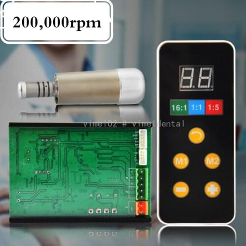 Built-in Electric Motor LED E-type Handpiece style micromotor connect with dental chair unit with 1:5 Optical Contra Angle