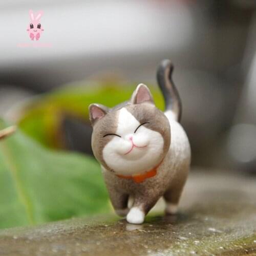 Mini Lovely Cat Doll Cute 2 season Family Doll Cake Decoration Gift Blind Box Toys Send Kids Collect Toy Child Free Shipping