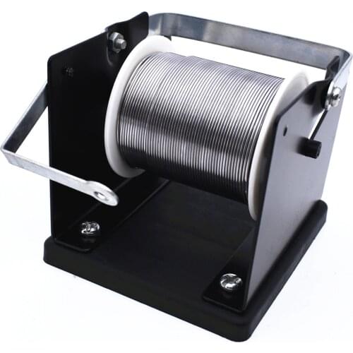 200g 1.0mm Solder Wire Set with Stand Holder Support Adjustable Solder Reel Dispenser 63/37 Tin Welding Wires Soldering Supplies