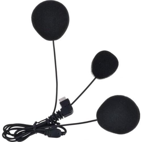 Fodsports Soft Microphone Headphone Earphone for BT-S2 BT-S3 Motorcycle Bluetooth Helmet Headset Intercom Interphone