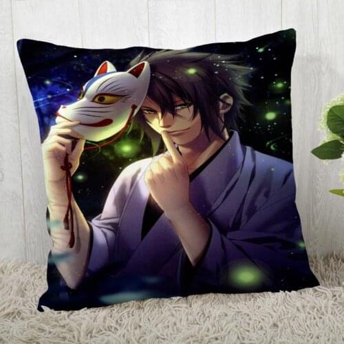 Custom Pillow Cases Hakuouki Shinsengumi Kitan Square Pillowcase Christmas Zippered Pillow Cover 40*40cm,45*45cm(One Side)
