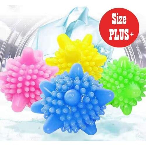 Anti-winding Solid Laundry Balls Large Reusable Rubber Washing Ball Strong Decontamination Cleaning Products Clothes Protection