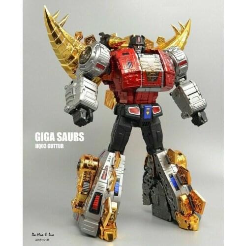 New In Stock Gigapower GP HQ-03R HQ03R Dinobot Snarl Chrome Ver