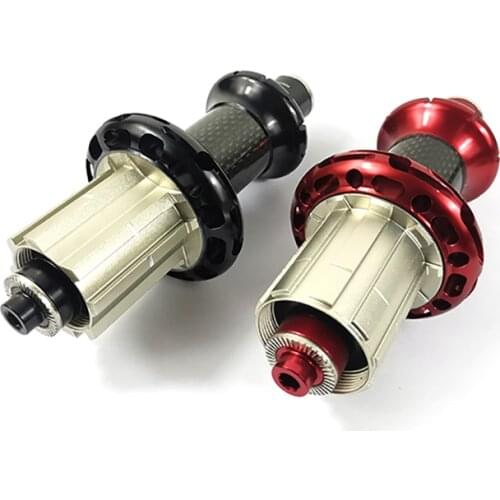 Powerway PFH-R36 Rear hub 21 24 20 holes carbon alloy light road bike hub R36 straight pull lacing white red black 9 10 11spd