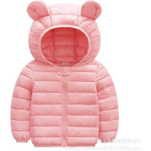 Ultra Light Children Down Jacket 5 Color 90% White Duck Down Winter Warm Child Coat Boys And Girls Hooded Down Jacket new