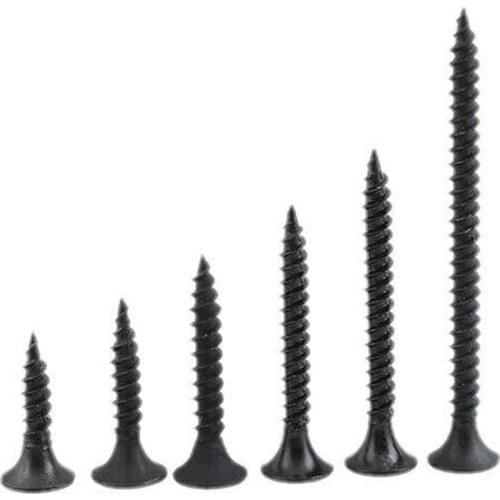 100pcs M3.5 gray phosphorus high hardness cross countersunk flat head tapping screws