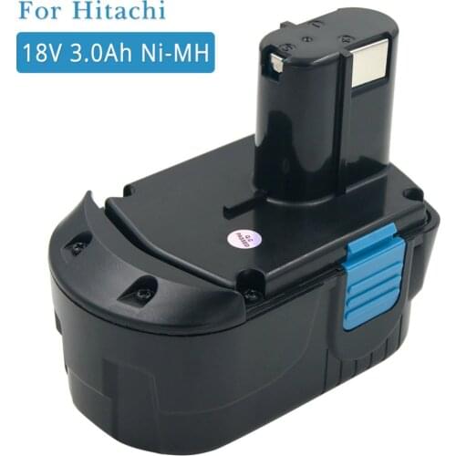 NI-MH 3000mAh Replacement for Hitachi 18V Battery EB1812S EB1814SL EB1820L EB1824L EB1826HL C18DL Power Tools Batteria