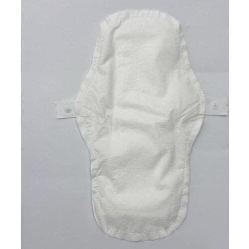 Night Use Super Thin Cotton Reusable Cloth Menstrual Sanitary Pads Panty linersfor Heavy Flow Breathable Women Cloth Pads Lining