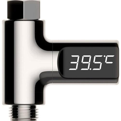 LED Screen Diaplay Led Water Temperature Gauge Infant Bath Creative Faucet Shower Led Thermometer 360 Degree Rotation