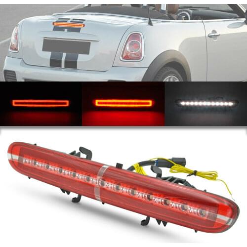LED Rear Bumper Fog Light Reverse Brake Lamp for Mini Cooper R56 LCI (09-13) R57 LCI (09-15) R58 (10-15) R59 (11-15) E4 approved