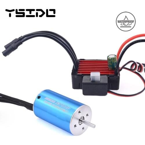 Waterproof Combo Brushless Motor 2430 2435 2440 2445 with 25A 35A ESC for 1/16 1/18 Lexus RC Drift Car