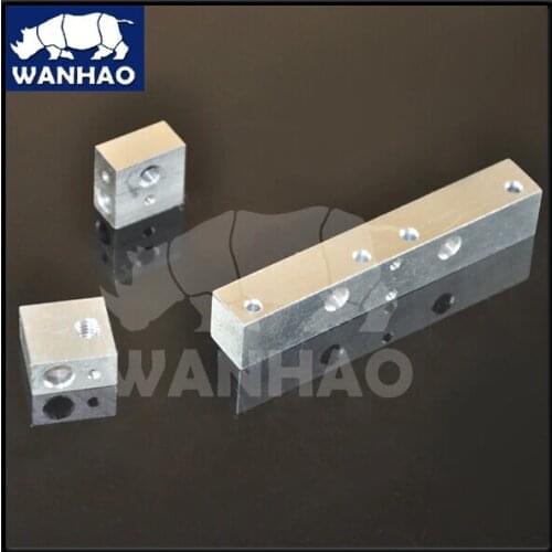 WANHAO MK10 extruder aluminium block full set