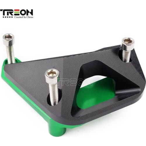 Motorcycle Ornamental Frame Engine Falling Protection Cover CNC Aluminum Green For Kawasaki Z1000 Z1000SX Z900 2010-2018