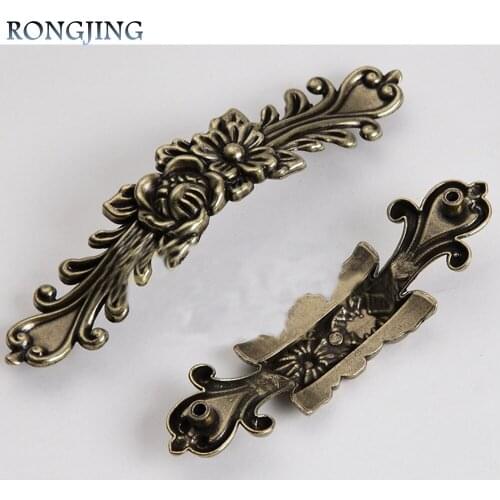 20pcs Atique Cabinet Drawer Handles&Knobs Vintage Furniture Closet Bronze Handle Kitchen Cupboard Cabinet Knob Shoes Box Pulls