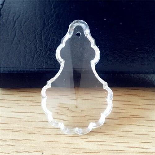 50mm 10pcs Clear Crystal Special Pendant for Wedding Party Ceiling Chandelier Lamp Decor