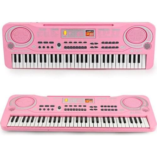 61 Keys Electronic Organ & Amp; Microphone Piano Musical Ensemble
