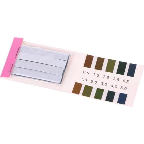 80 Strips pH Alkaline Short-range 0.5-5.0 Indicator Litmus Paper pH Test Strips