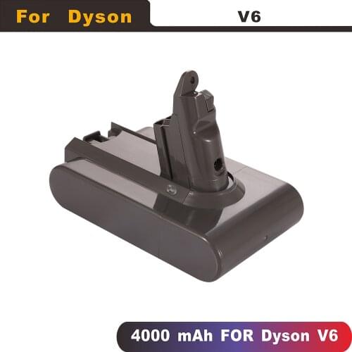 NEW SALE 21.6V 4000mAh Battery for Dyson Vacuum Cleaner V6 SV03 SV05 SV06 SV07 SV09 DC62 DC58 DC59 DC61 DC72 DC74 High Capacity