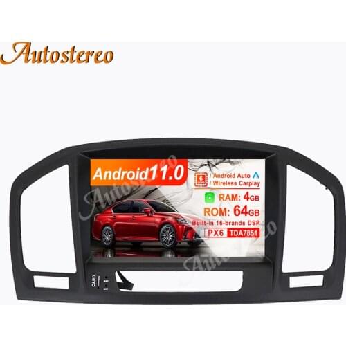 Android 10.0 4G+64G Car Radio DVD Player Car GPS Navigation For Opel Insignia 2008-2013 Multimedia Player Auto Stereo Head Unit