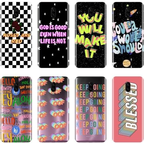 Quotes Star Space Girl Phone Case For One Plus 7 7 Pro 6 6T 5 5T 3 3T Soft Silicon Back Cover For OnePlus 3 3T 5 5T 6 6T 7 7 Pro