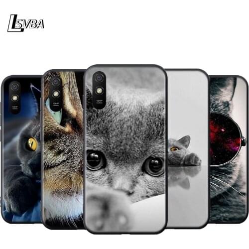 British Shorthair cat For Xiaomi Redmi K30S K30 K20 10X Pro Ultra 9 9I 9A 9C G0 8 8A 7 7A 6 6A 5 5A 4X S2 Phone Case