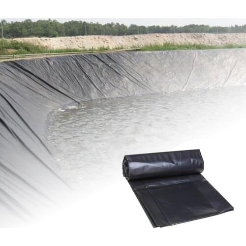Black Waterproof Pond Liners Cloth Garden Pool Membrane Durable Fish Pond Liners For Reservoir River Slope Waterfalls Outdoor