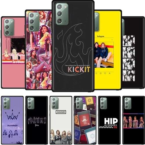 CUTEWANAN kpop MAMAMOO Cell Phone Case for Samsung Galaxy Note 20 Ultra 10 Lite 5G 9 8 S21 Plus TPU Mobile Phones Cover Coque