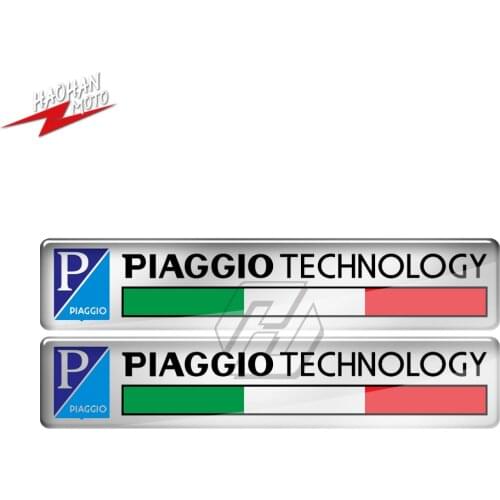 For Piaggio Technology for Vespa Fly Scooter Decals 3D Resin Motorcycle Sticker