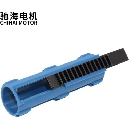 Chihai motor 14 Teeth Piston Blue Fibre Reinforced Full Steel Nylon for Airsoft Gearbox Tactical Hunting Accessories