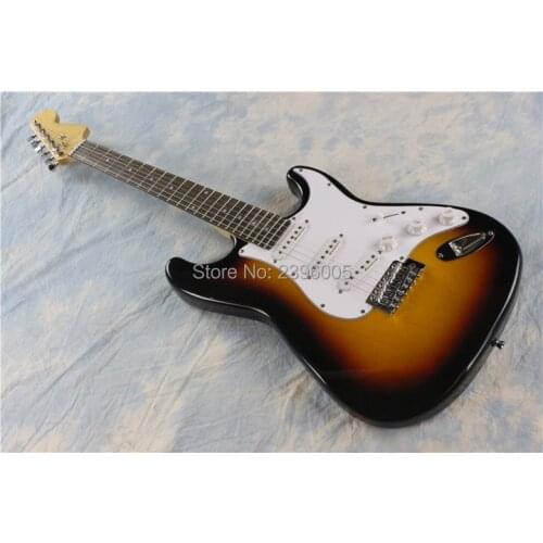 Fantasy guitar,big headstock st guitar. rosewood fingerboard.vintage sunburst version,Chinese guitar