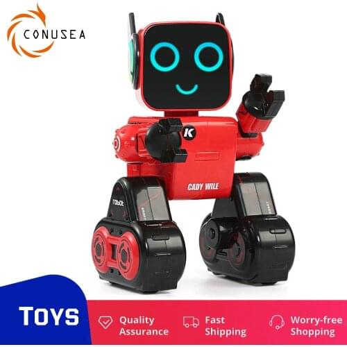JJRC R4 CADY WILE RC Robots for Kids Toy Programmable Remote Control Robot Intelligent Infrared Control Gesture Sensing Gift boy