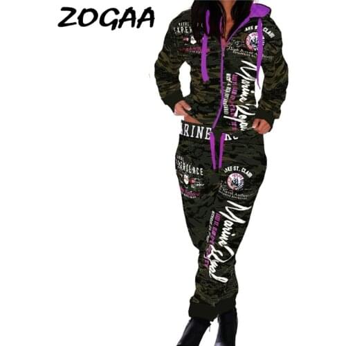 ZOGAA Sets Women New Two Piece Outfits Womens Fashion Hooded Sweatshirt Pants Sweatsuits Casual Trendy Hot Sale Plus Size Chic