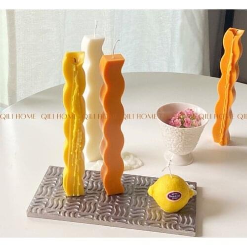 Korean Ins Bloggers Same Geometric Art Candle Color Candle Home Decoration Candle DIY Candle Ornament