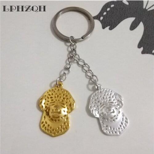 LPHZQH Fashion Hippie Lagotto Romagnolo Key Chains For Women Bag Pendant Accessories Charm Car Key Rings Gift Jewelery Steampunk