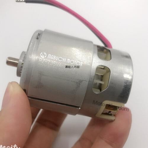 MABUCHI RZ-735VA-8519 DC 12V~18V High Speed High Power Garden Tools Drill Motor Compensation carbon brush