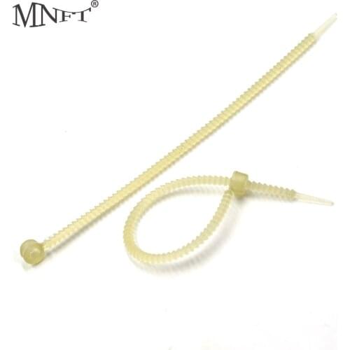 MNFT String Carp Fishing 4Pcs PVA String Ties Carping Bollie Rigs Tackle Accessories Soluble Water Tie Tighten Belt for Fishing