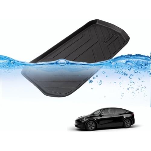 ModelY Waterproof Font Box Mat For Tesla Model Y Accessories Cargo Tray Front Box Protective Pads Car Front Storage Mats