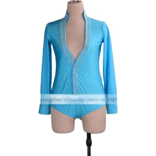 Hot Sale New Waltz Latin Dance Top Men Latin Dance Shirts Men Ballroom Dance Shirt Long Sleeve Jacket