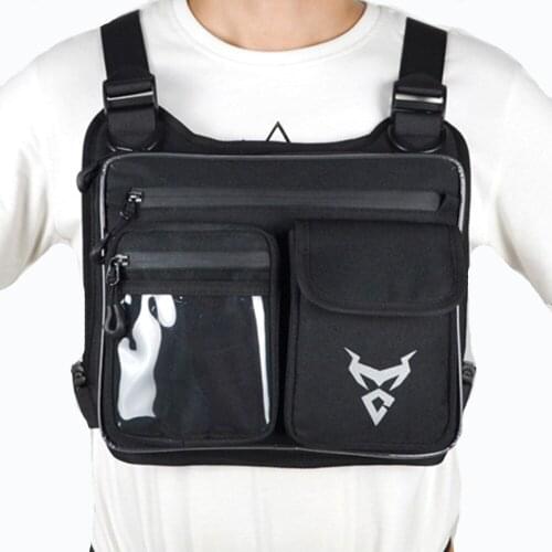 Gray Motocycle Chest Bag Men Moto Riding Waterproof Bag Motocross Motorbike Backpacks Outdoor Sports Travel Bag Casual Women